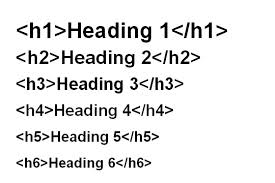 H1-H6