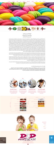 طراحی سایت آموزش آشپزی پرتیکان