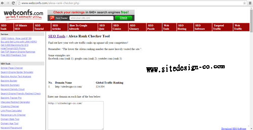 alexa rank checker tool alexa rank checker tool